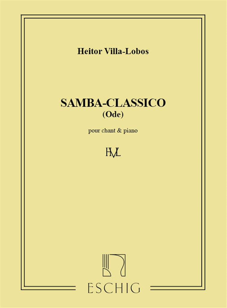 Villa-Lobos Samba Classico Chant-Piano